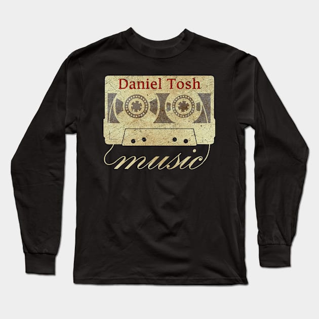 ElaCuteOfficeGirl, cassette tape vintage Daniel Tosh Long Sleeve T-Shirt by ElaCuteOfficeGirl Waving Hand